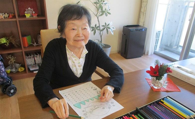 カレンダーに色付けをしましょう			