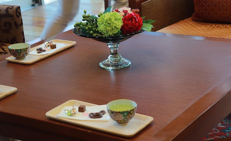 ラウンジで楽しむバレンタイン