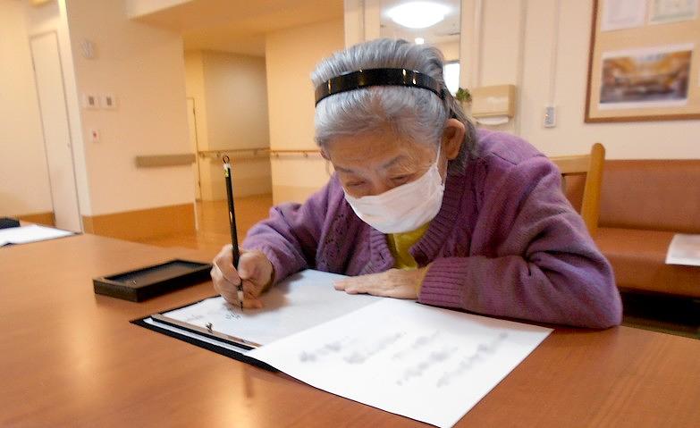今月の書道教室