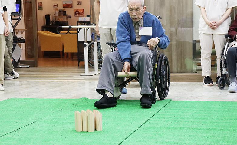 「ピンを倒すゲーム大会」当日