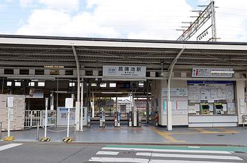 近鉄菖蒲池駅舎