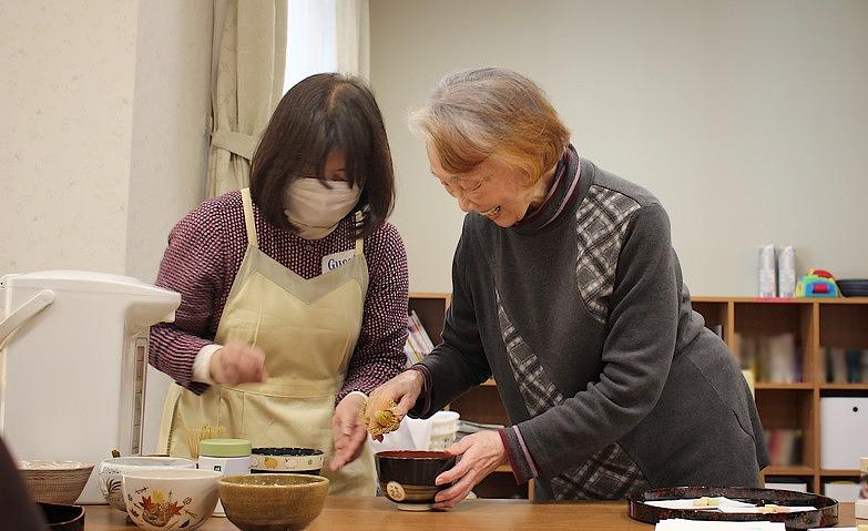 笑顔あふれるお茶会