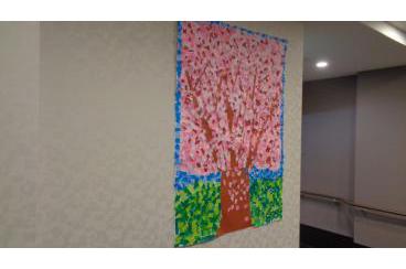 『桜』の貼り絵づくり画像4