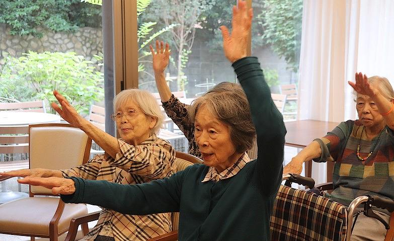 みんなでリハビリ体操！