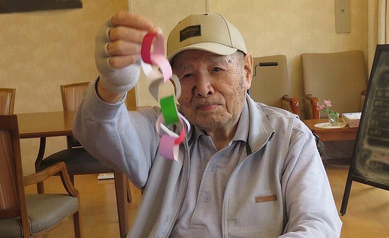 かわいらしい七夕飾りが完成
