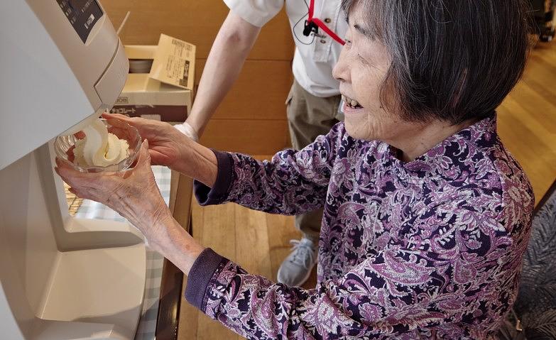 大好評！お手製ソフトクリーム