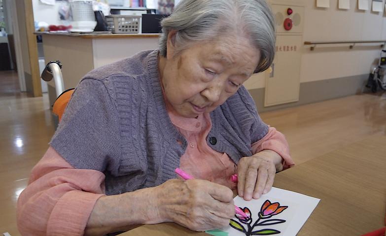 ステンドグラス風アート作り