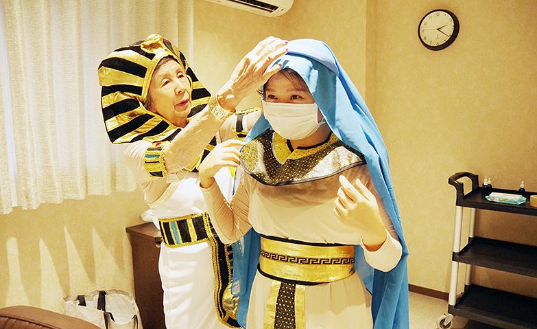 エジプト衣装で仮装イベント！