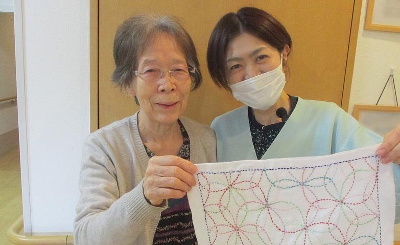 大好きな刺しゅうを再び