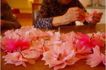 桜の壁紙制作～花紙作り編～