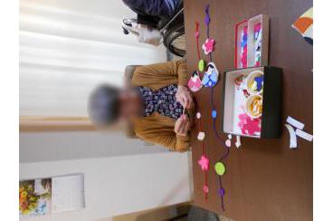 ひな祭り装飾品作り画像1