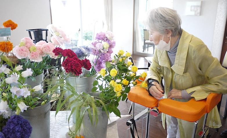 お花の訪問販売