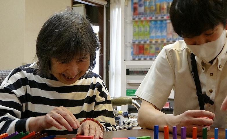 ドミノに挑戦！