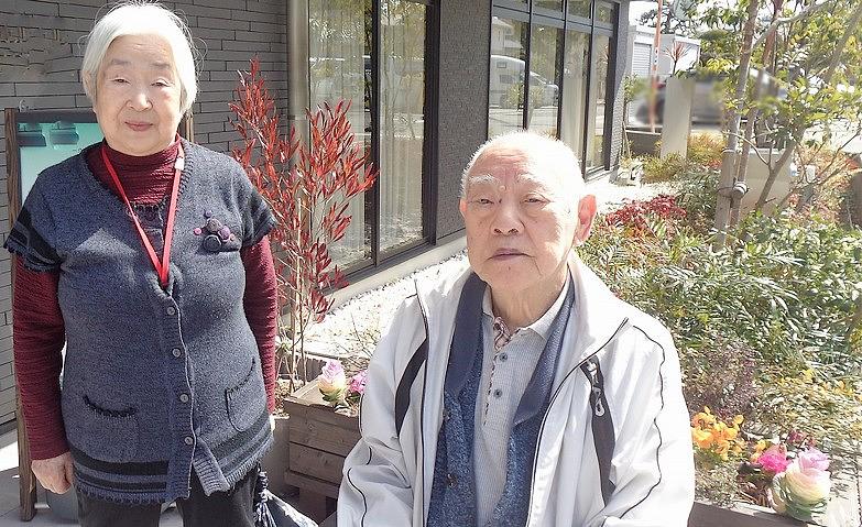 夫婦でお散歩