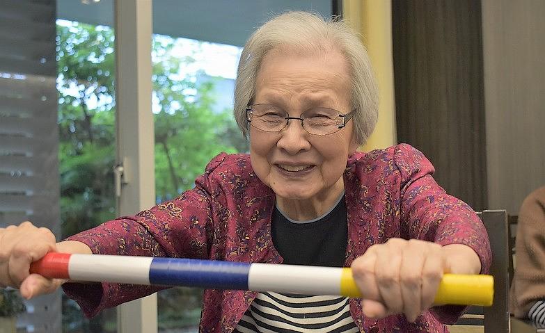 楽しく！介護度進行予防運動