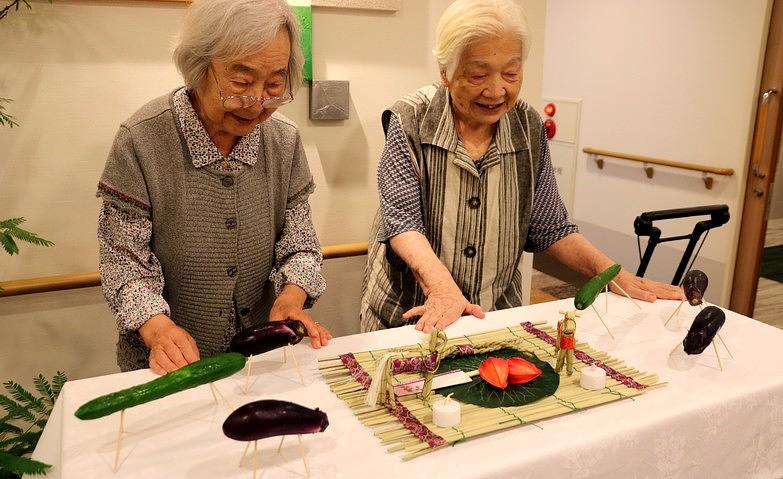 お盆を迎えて～精霊馬作り～			