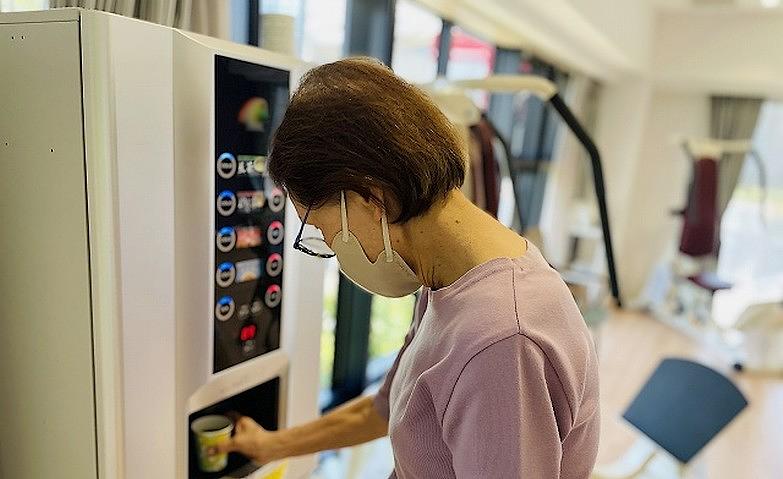 ひと息つく運動の合間に