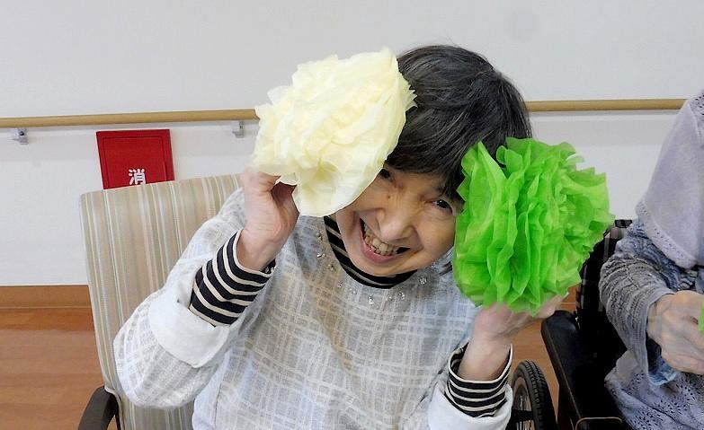 お花をたくさん作りました