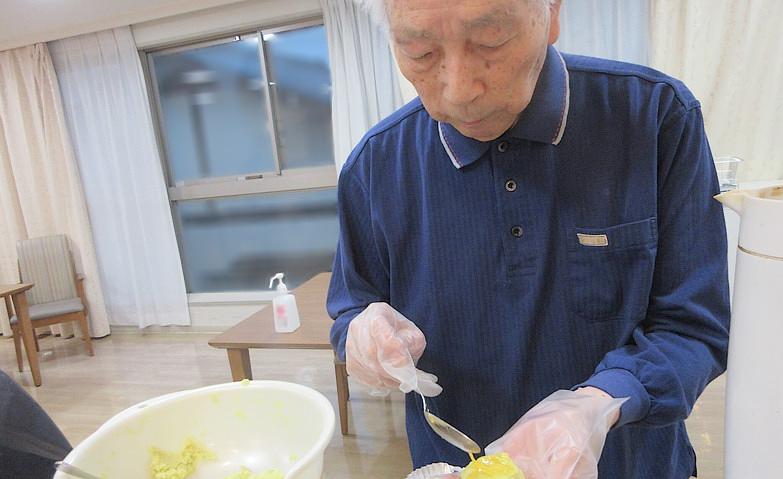 スイートポテト作り～仕上げ作業～