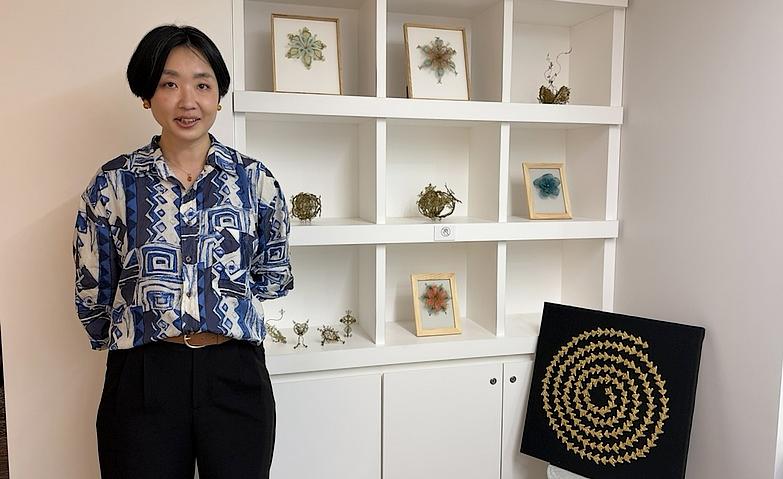 ワイヤーアート作品展開催！