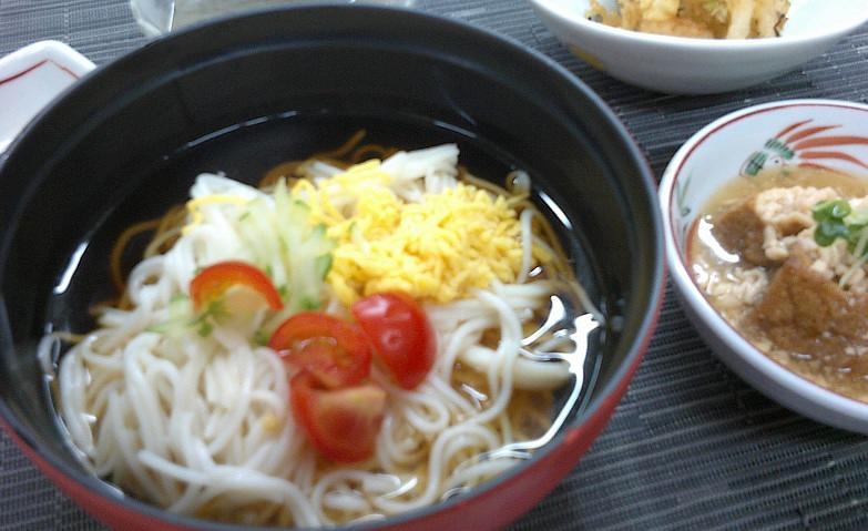 七夕に特別なお食事を～七夕そうめん～