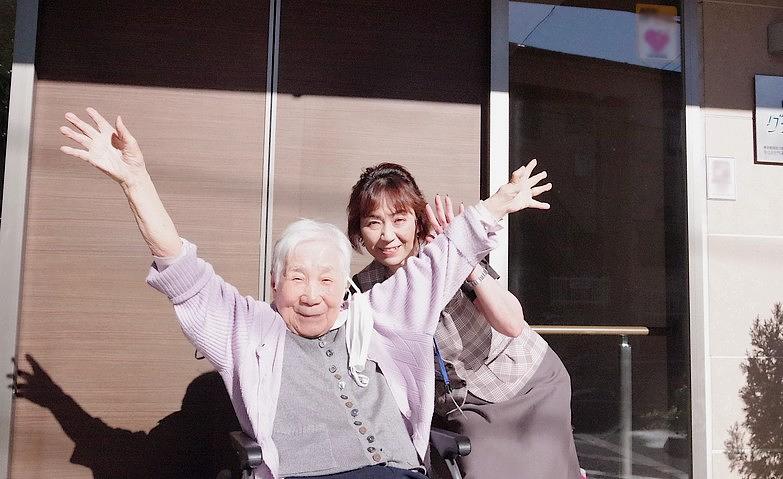 冬晴れの日