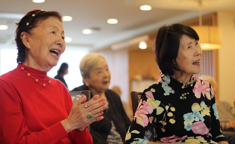 姉妹デュオによるミニコンサート