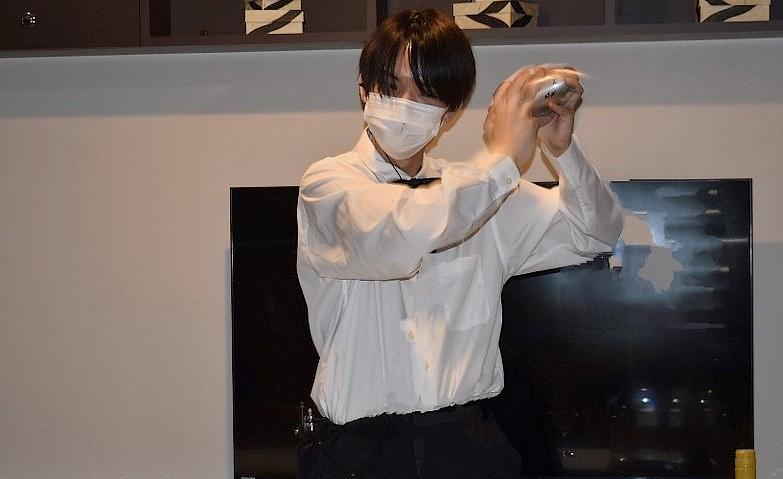 「アリア碑文谷」のバーテンダー