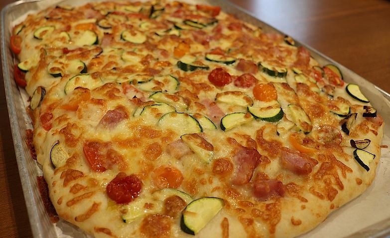 夏野菜のフォカッチャ～完成～