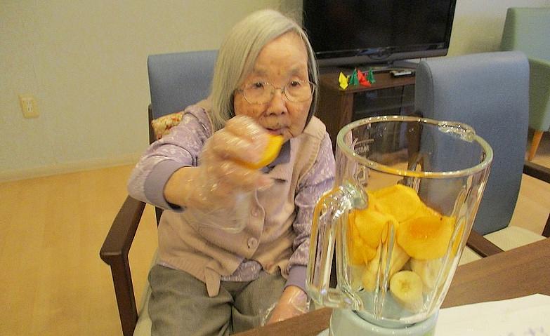 ミックスジュース作り