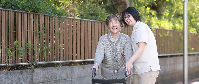 あたたかく丁寧に接してくれるスタッフさんがいつもそばに。 「この街」でこれからも穏やかに暮らしていきたい