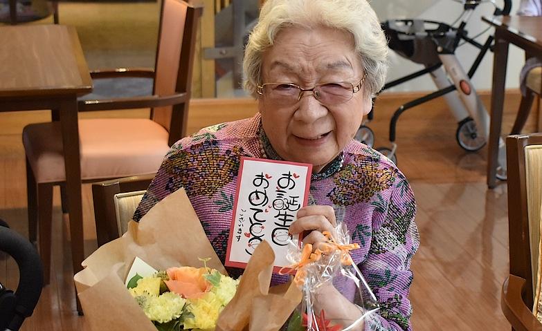 大好きなお花と一緒に