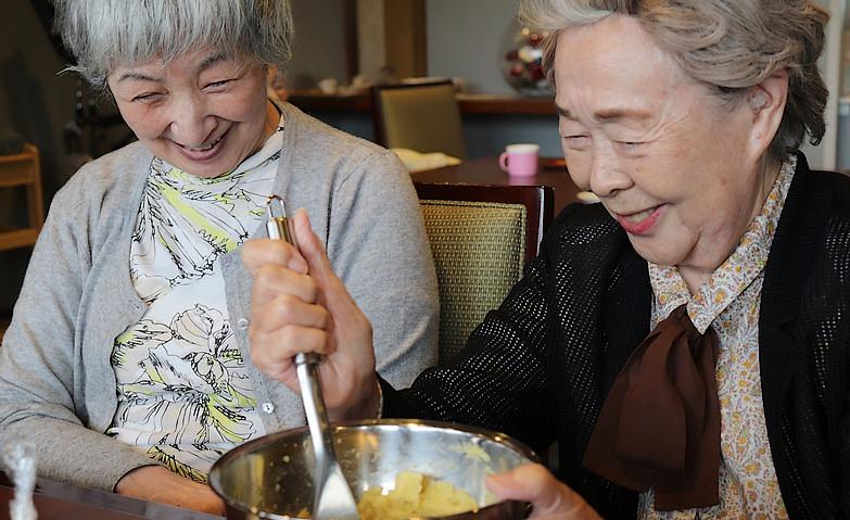 さつまいもを使って～茶巾しぼり～