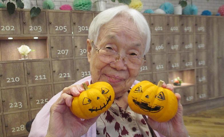 カボチャにお顔