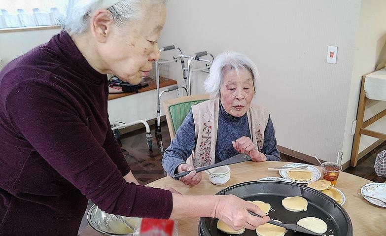 パンケーキ作り