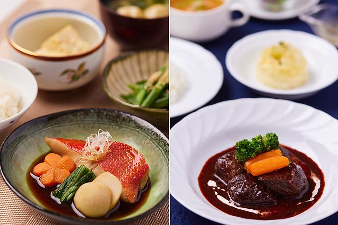 食事一例(和食/洋食)
