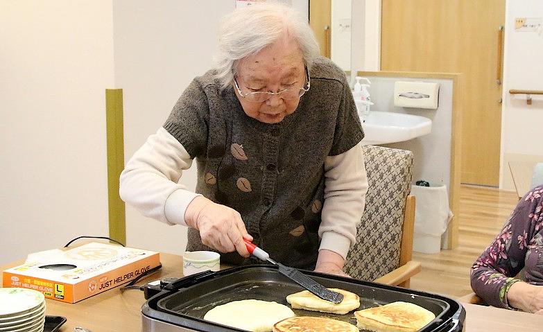 パンケーキづくり