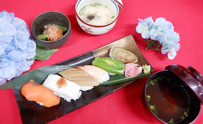 入梅の日の「かわり握り寿司」