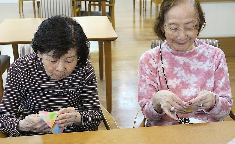 折り鶴に挑戦！