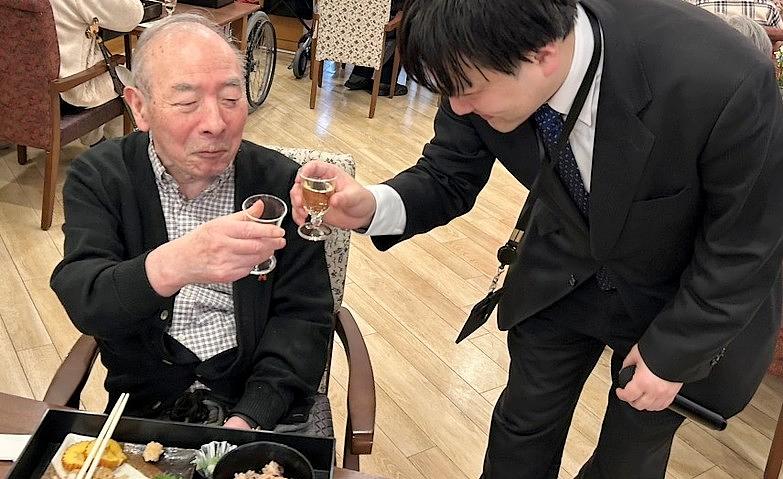 新年1発目の乾杯！