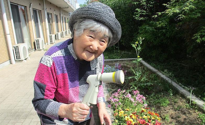 お花の水やり