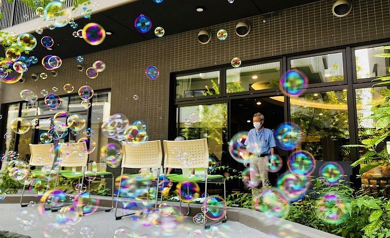 キラキラシャボン玉