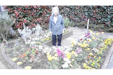 中庭散歩とお花摘み画像2