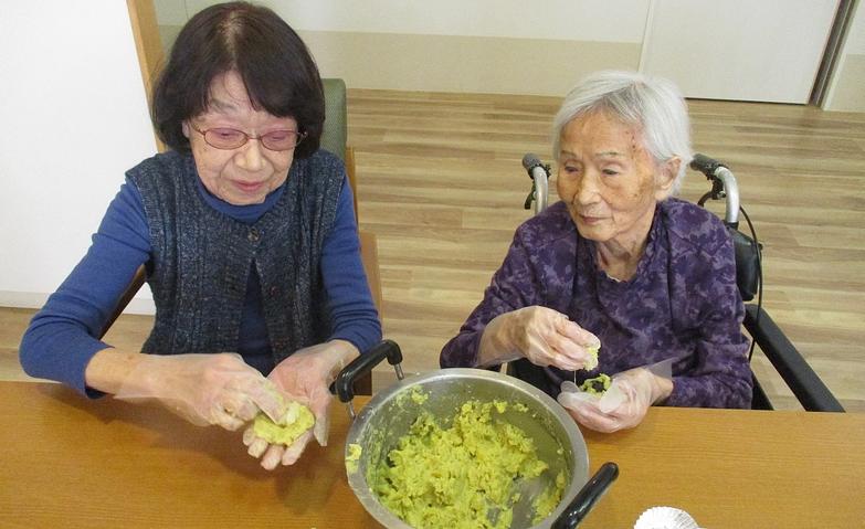 スイートポテト作り