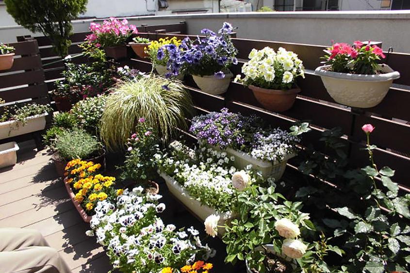 2F ウッドデッキテラス