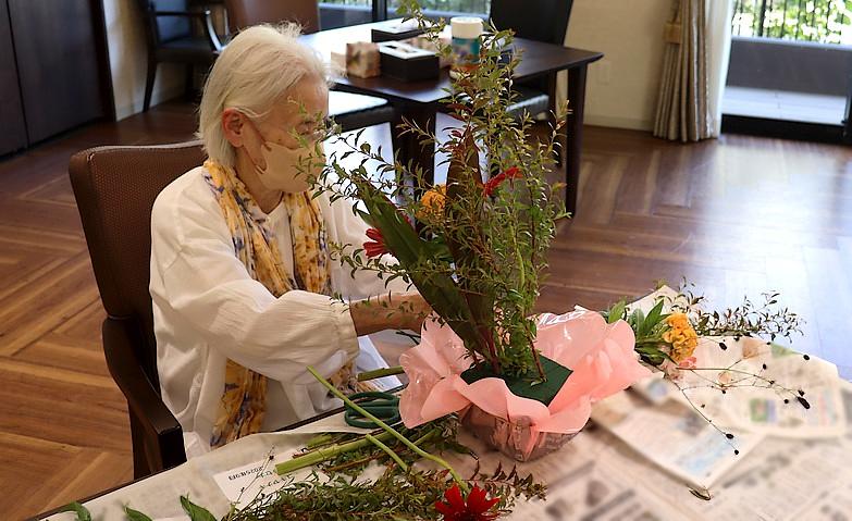 9月のフラワーアレンジメント