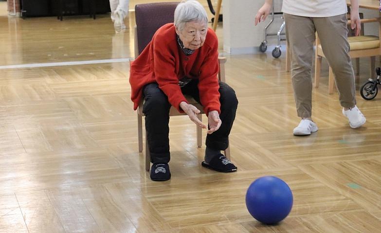 真ん中めがけていざ！