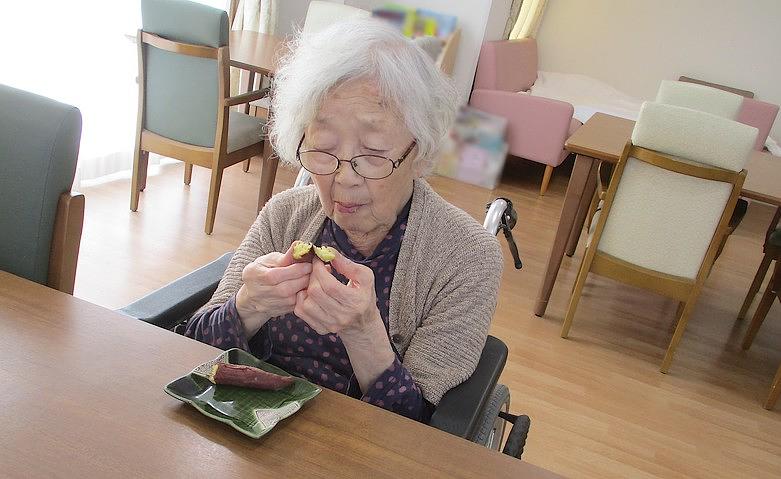 ホクホク焼き芋のできあがり！