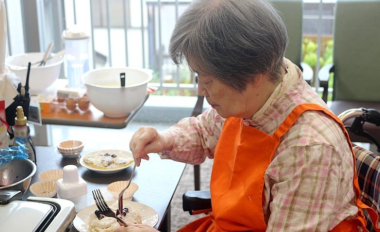 ホットケーキ作り