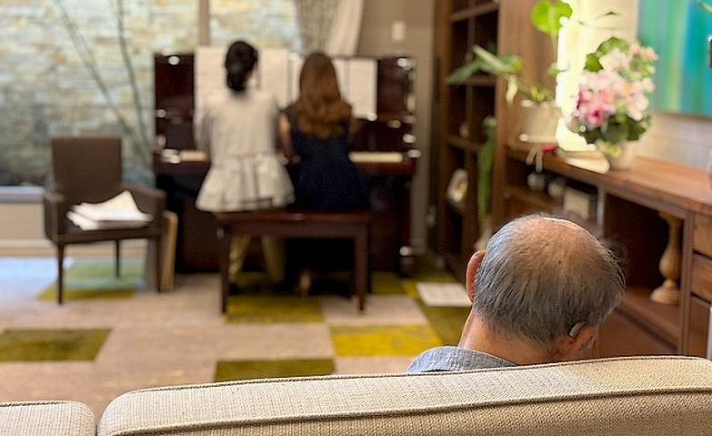 ピアノの音色にうっとり